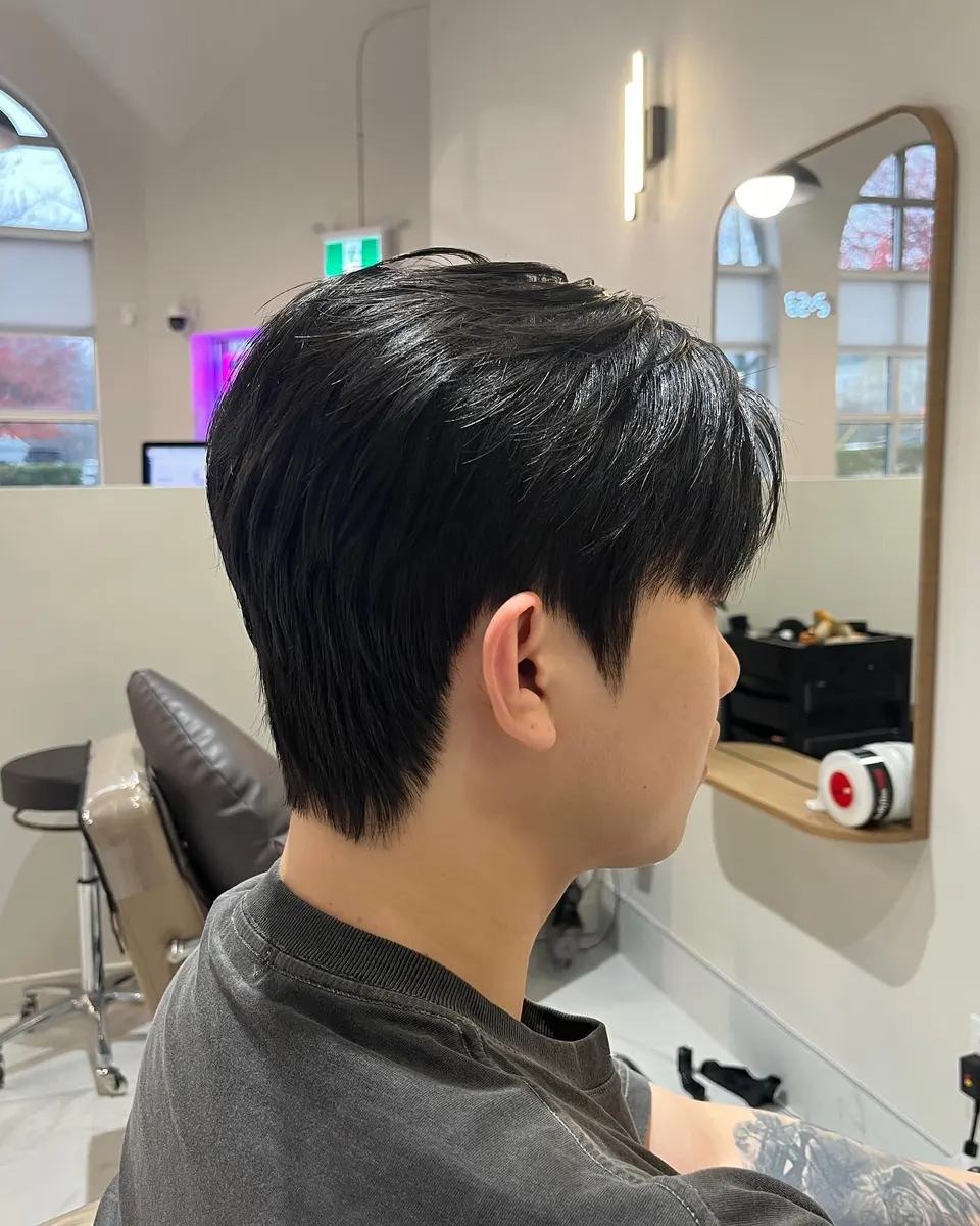 Men’s short textured cut