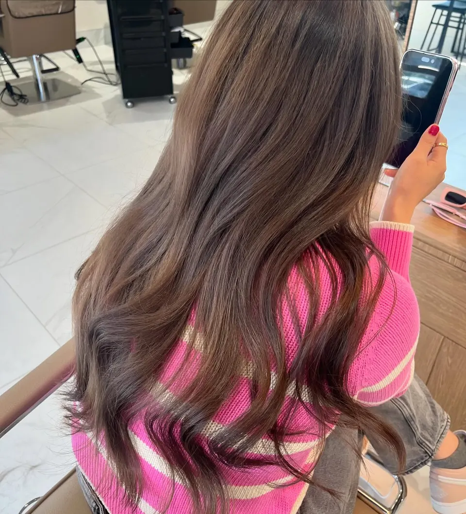 Sand brown long waves